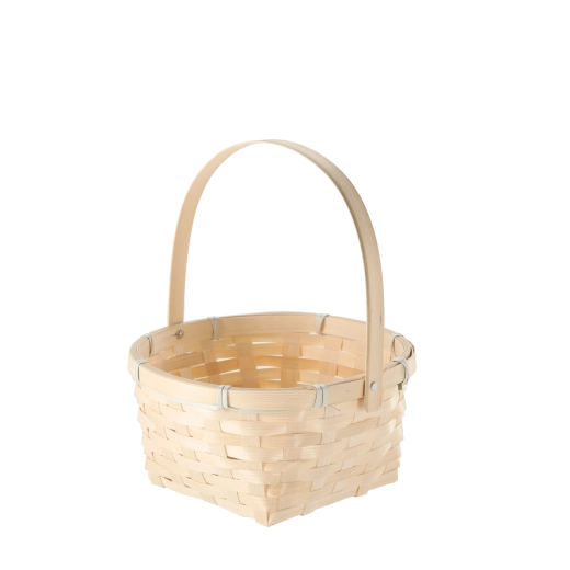 Coș ușor, dar rezistent, în culori pastelate