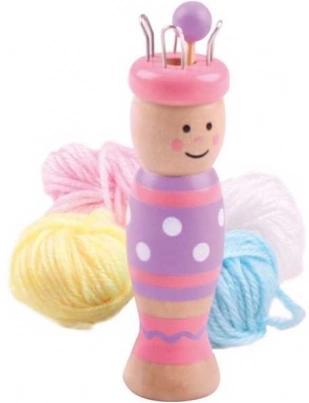 Bigjigs Toys păpușă de tricotat