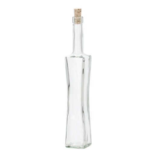 Sticlă de sticlă Gran Quadro 500 ml cu dop sintetic 19 mm