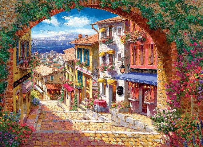 Puzzle COBBLE HILL Pasaj boltit spre Cagne 500 piese