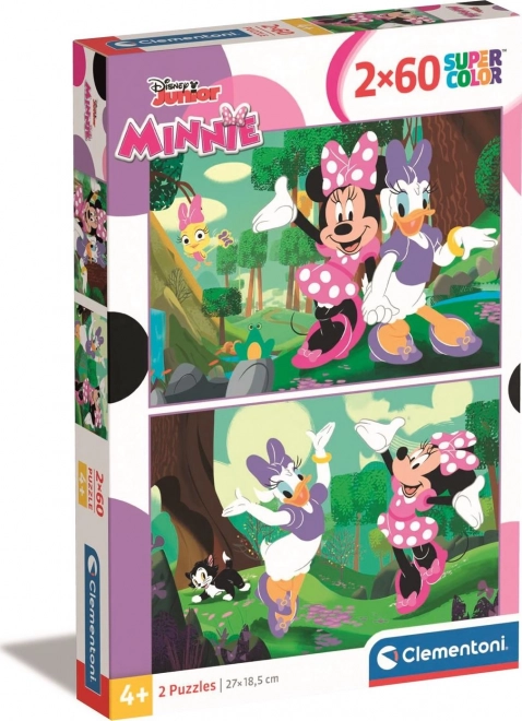 CLEMENTONI Puzzle Minnie 2x60 piese