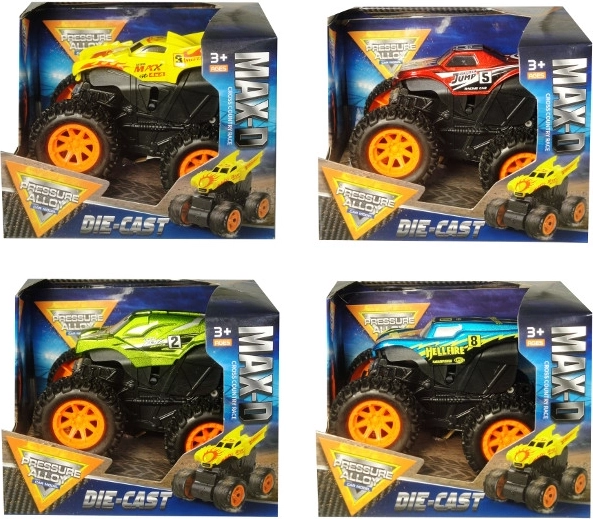 Mașinuță off-road din metal cu mecanism inerțial