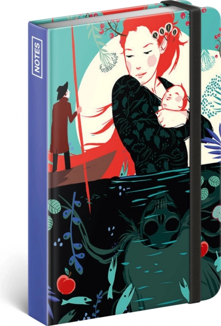 Caiet dictando cu design de autor de Kateřina Bažantová 11 × 16 cm