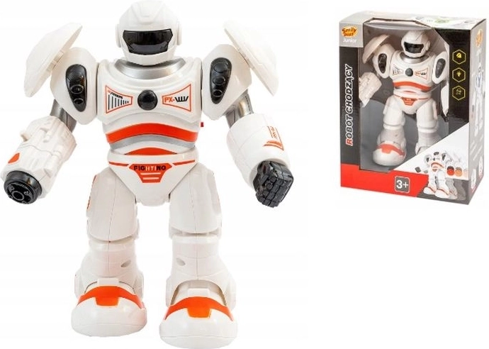 Robot interactiv mersător SmilyPlay portocaliu