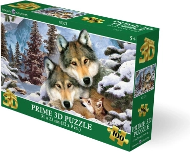 Puzzle 3D Lupi 100 piese