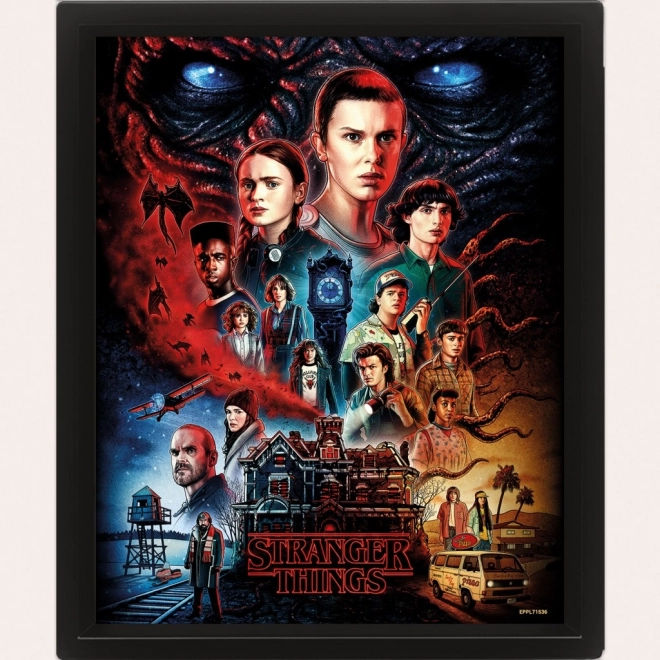Tablou 3D Stranger Things – Vecna