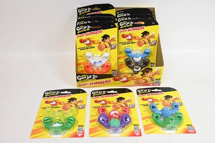 Heroes of Goo Jit Zu GooSlinger Meteor madness – set de 2 figurine extensibile