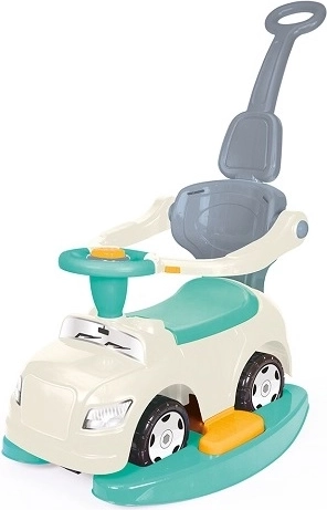 DOLU vehicul pentru copii tip ride-on 4în1, alb