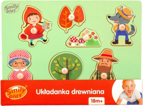 Puzzle din lemn Scufița Roșie