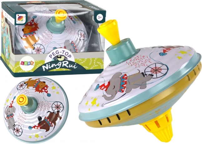 Roată metalică rotativă Jucărie de circ Tradițională