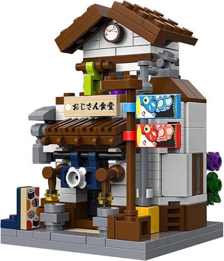 CaDA Mini restaurant japonez din cărămizi la scara 1:65