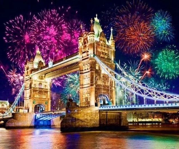Norimpex pictură pe numere Londra Tower Bridge 40 × 50 cm