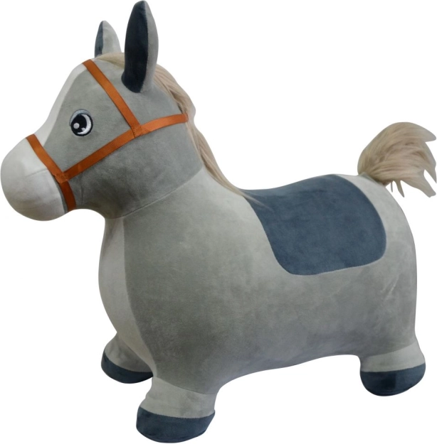 Măgăruș gonflabil pentru copii cu husă și pompă