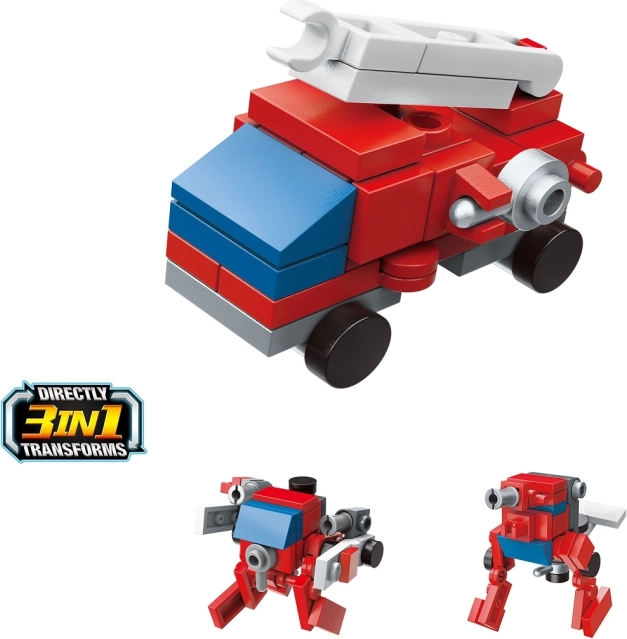 Qman Trans Collector Mașină de pompieri cu scară 3în1