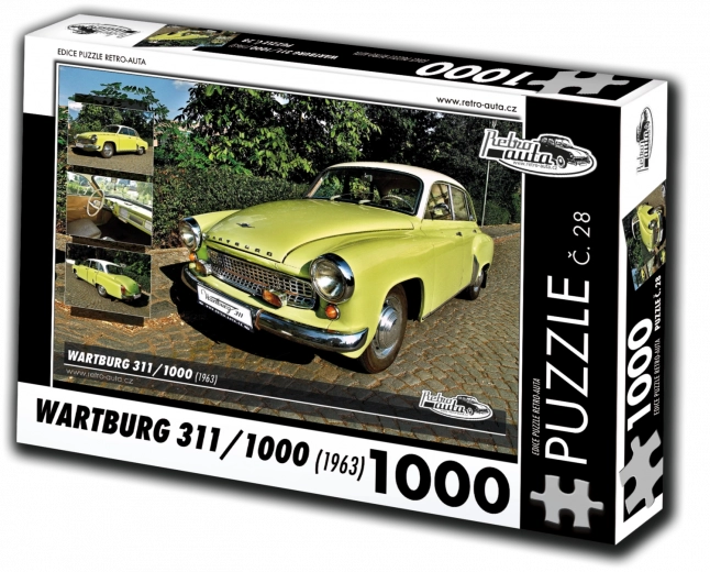 Puzzle RETRO-AUTA Wartburg 311 (1963) 1000 piese