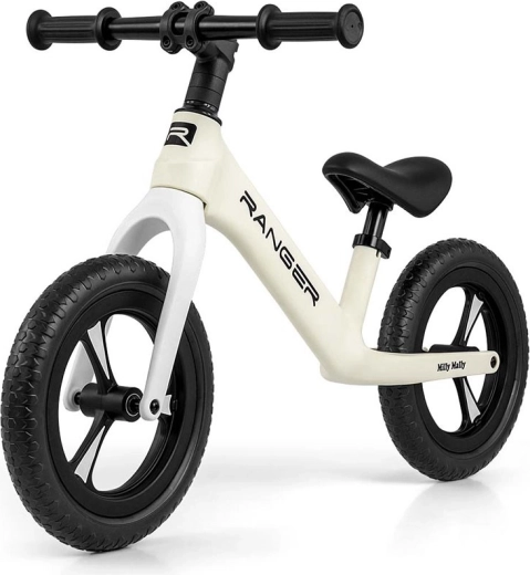 Bicicletă de echilibru Milly Mally Ranger alb