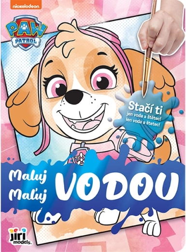 Pictează cu apă Patrula Cățelușilor