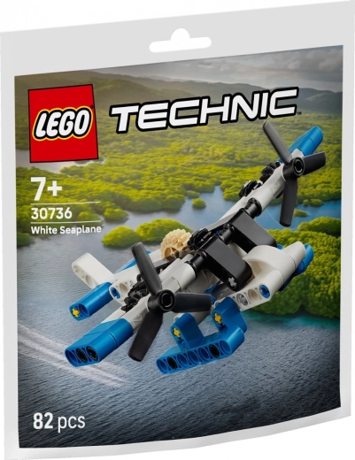 Hidroavion alb LEGO Technic