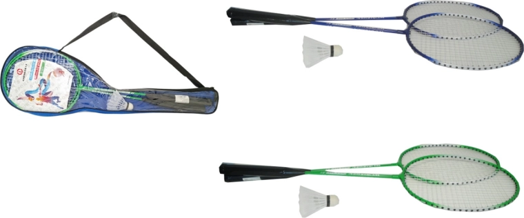 Set badminton în husă