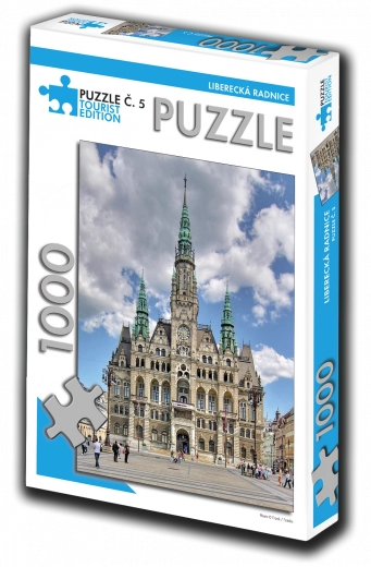 Puzzle Primăria din Liberec 1000 piese – ediție turistică