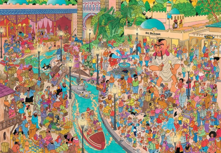 Puzzle JUMBO Jan van Haasteren Fata Morgana la Efteling, 5000 piese