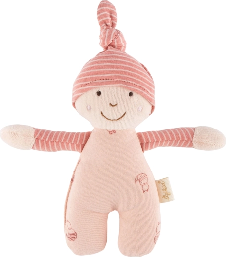 Sigikid păpușă moale – prima jucărie de alint roz 17 cm