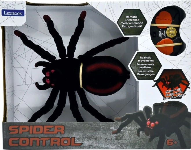 Păianjen de pluș Lexibook cu telecomandă și ochi LED