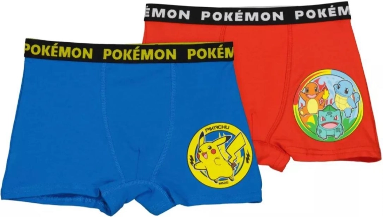 Boxeri pentru băieți Pokémon, pachet duo