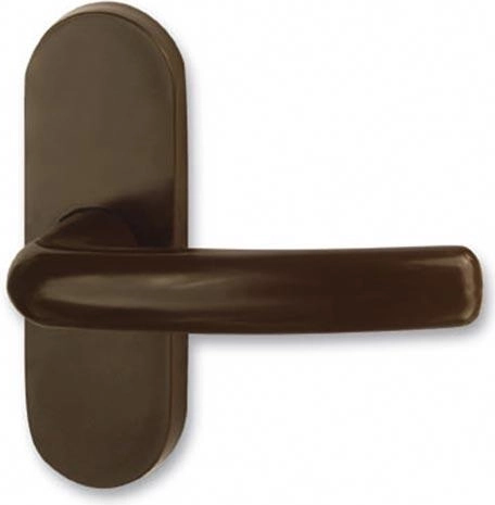 Mâner de balcon Clasic din plastic maro