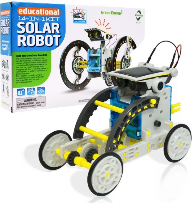 Set de construcție robotică solară 14‑în‑1