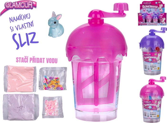 Set Glamour pentru fabricarea slime-ului cu accesorii