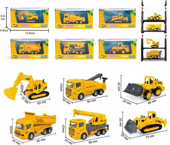 Mașină de construcții metalică 8,5 cm