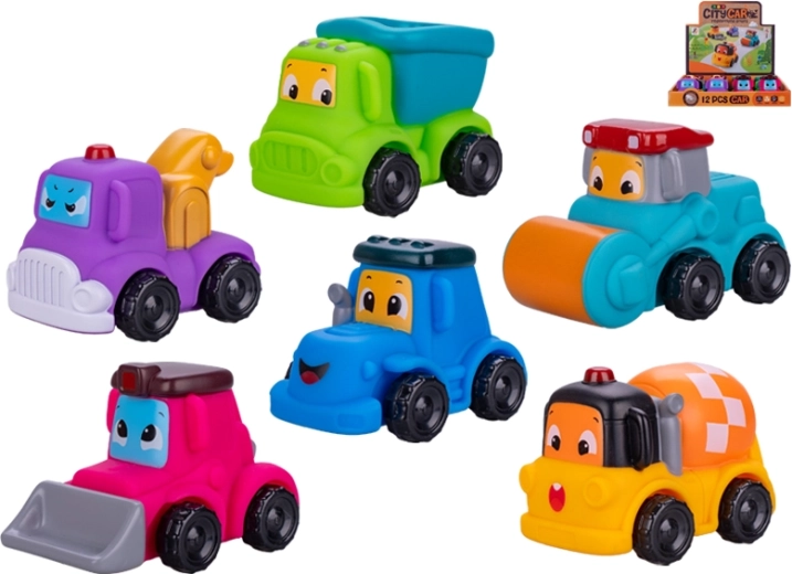 Vehicule de construcție moi pentru copii 18+ luni