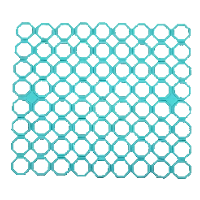 Grilaj moale pentru chiuvetă 28 × 28 cm, plastic, mix de culori