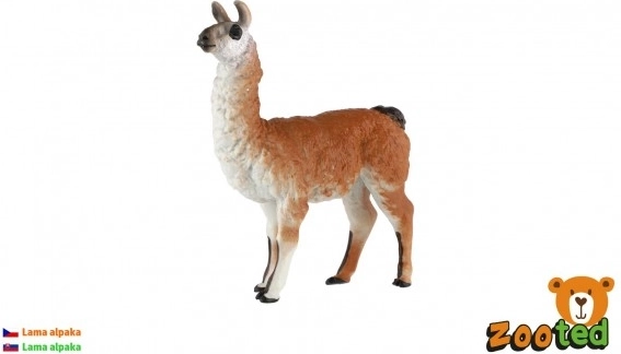 Figurină din plastic alpaca 12 cm