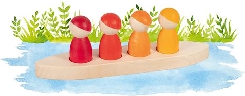 Băieței mici în barcă Goki evolution