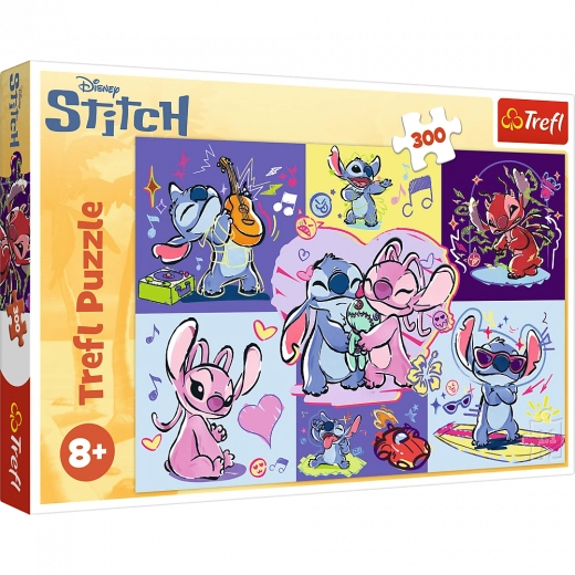 Puzzle 300 piese – Disney Lilo & Stitch: Stitch năzdrăvan