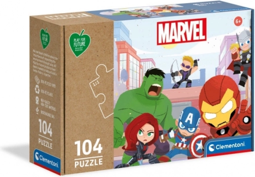 Puzzle CLEMENTONI Play for Future Marvel Avengers 104 piese