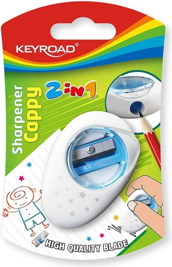 Ascuțitoare cu radieră KEYROAD Cappy 2în1