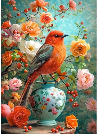 Puzzle Cherry Pazzi Melodie florală 1000 piese