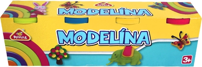 Plastilină pentru creații creative, 4 culori