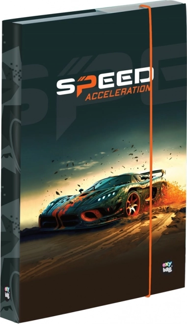 Cutie pentru caiete A4 cu motiv auto