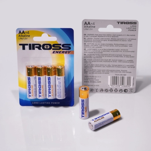 Baterii alcaline AA LR6 1,5 V – pachet 4 buc