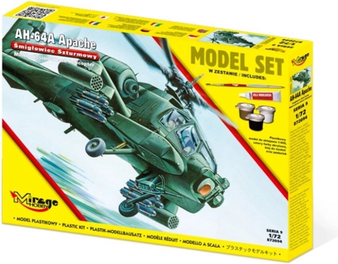 Model plastic de elicopter AH-64A Apache
