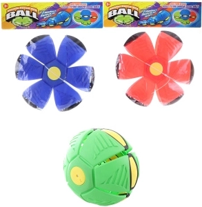 Disc de aruncat care se transformă în minge cu lumină