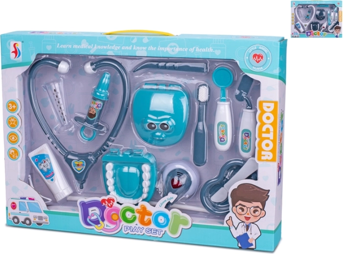 Set de doctor cu lumină și sunet, pe baterii
