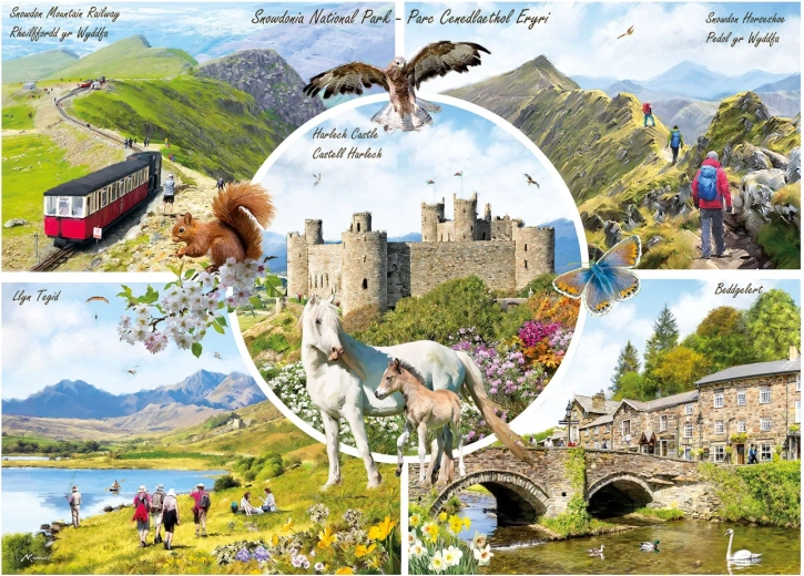 Puzzle Snowdonia 1000 piese GIBSONS