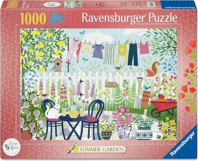 Puzzle Ravensburger Grădină de vară 1000 de piese