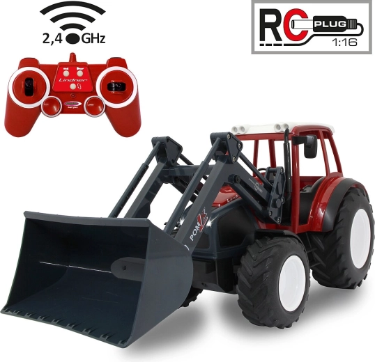 Tractor RC Jamara Lindner Geotrac cu încărcător frontal 1:16, 2,4 GHz