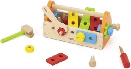 Set din lemn pentru micii meșteri Viga Toys